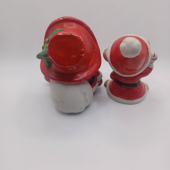 VINTAGE Homco Christmas Mice Figurines 3.5" Bundle of 2 - Picture 4 of 5